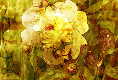 Tapeta Yellow Pattern 5927